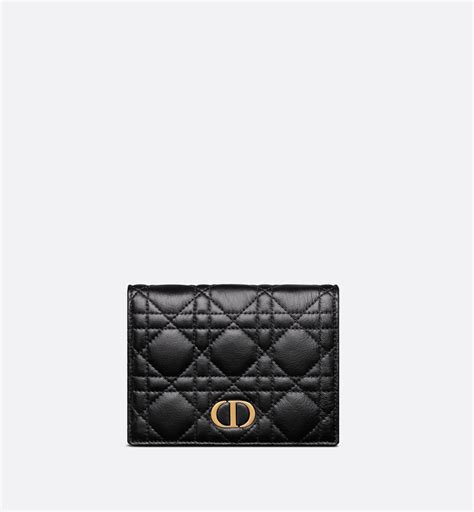 dior caro slim wallet.